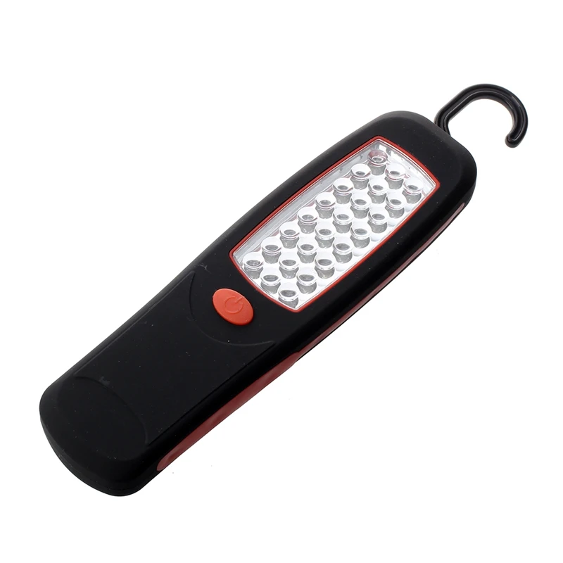 24 светодиодный светильник для работы с крючком для аварийной батареи-черный