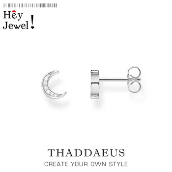 

Ear Studs Crescen Moon,Europe Timeless Jewerly For Women,2020 Summer New Trendy Symbolic Motif Gift in 925 Sterling Silver