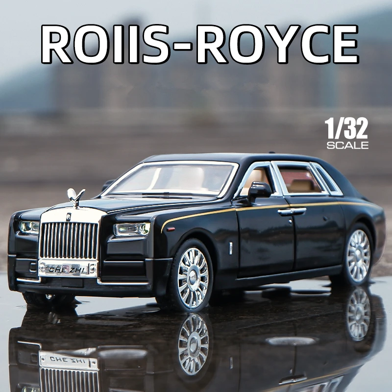 Модель автомобиля из сплава в масштабе 1:32 Rolls Royce Phantom Литые и игрушечные