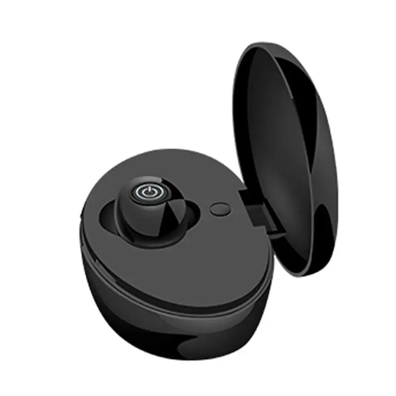 TWS Single Ear Wireless Bluetooth Headset With Charging Compartment In ear Earplugs Single sided Hands free Wireless Headset