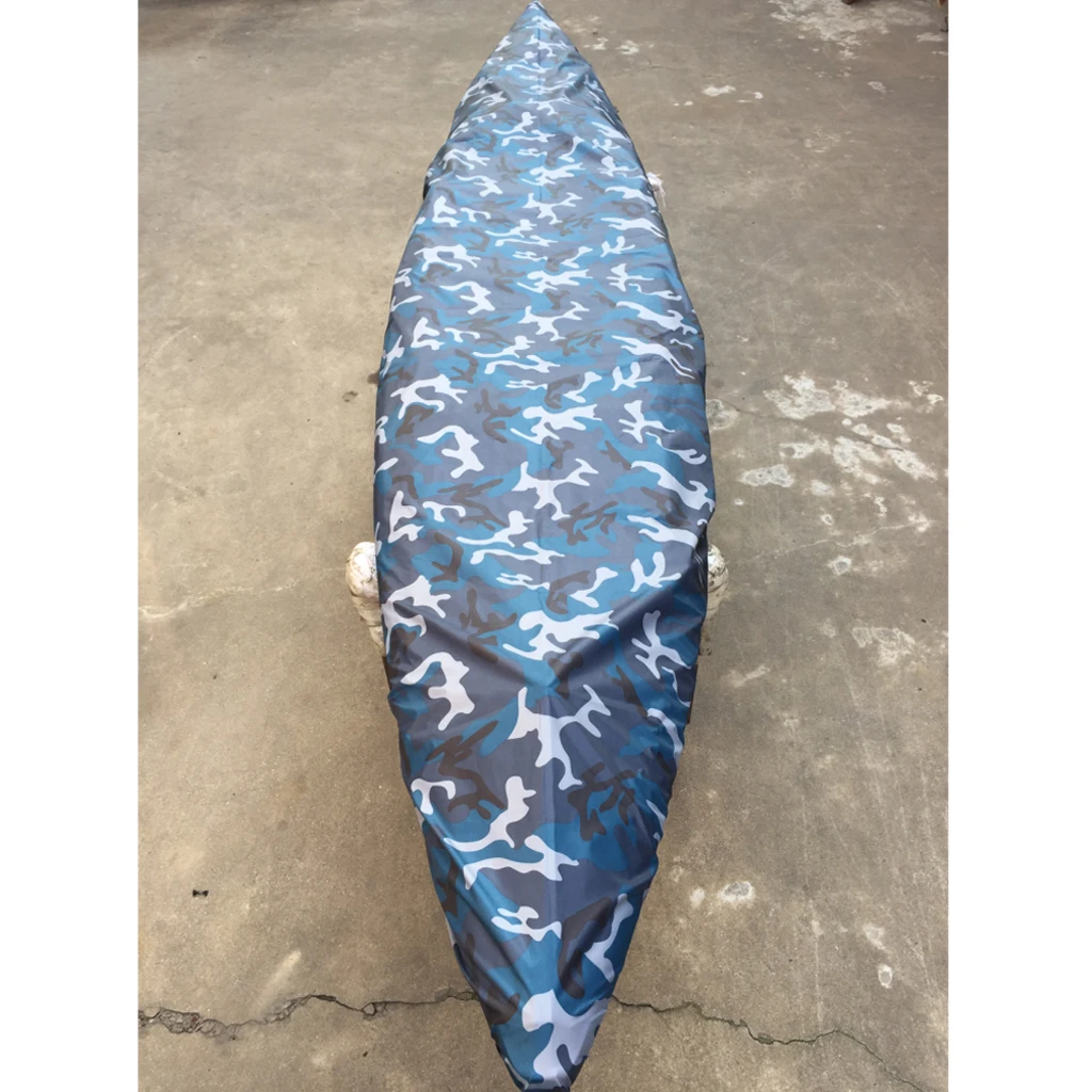 Boat Cover Fishing Boat Cover 6.9ft-19.7ft Waterproof Storage Dust Cover Shield for Kayak / Canoe Boat