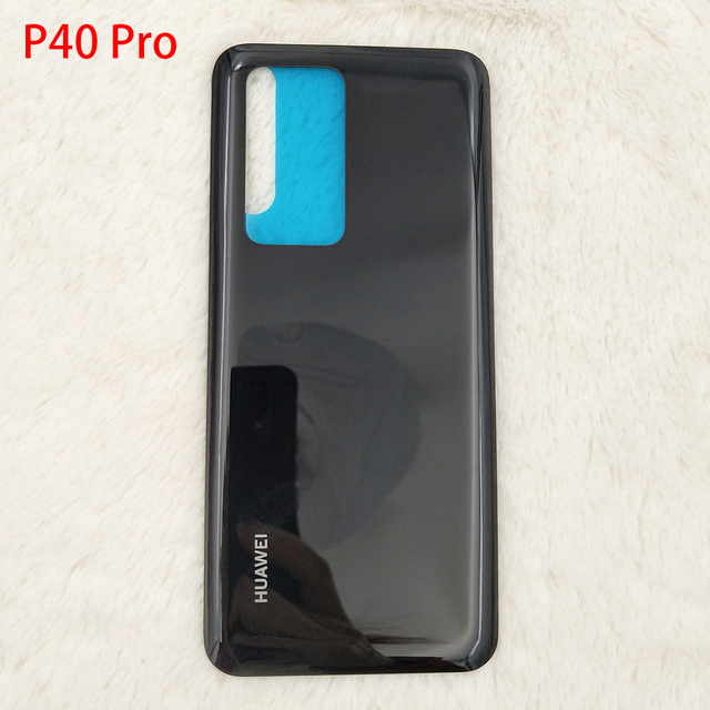 Huawei P40 Pro/P40 Glass Back Battery Cover Rear Door Housing Case For Huawei P40pro P 40 Repair Panel Part With Logo