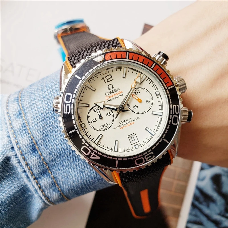 

Omega- Luxury Brand Ceramic Bezel Mens and wom Mechanical Automatic Movement 007Watch Designer Watches Wrist watches 1961