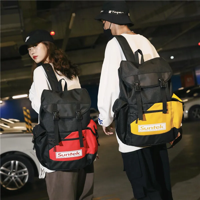 

Popular Brand Backpack Men's Backpack Casual Large Capacity Travel Bag Fashion Popular Korean-style High School College Student