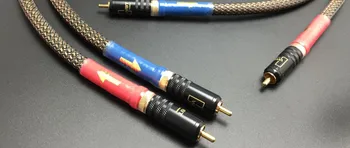 

Germany WBT AUDIO CABLE 888 single crystal copper OCC AUDIO signal line,HiFi hi-end hiend double RCA lotus AUDIO line