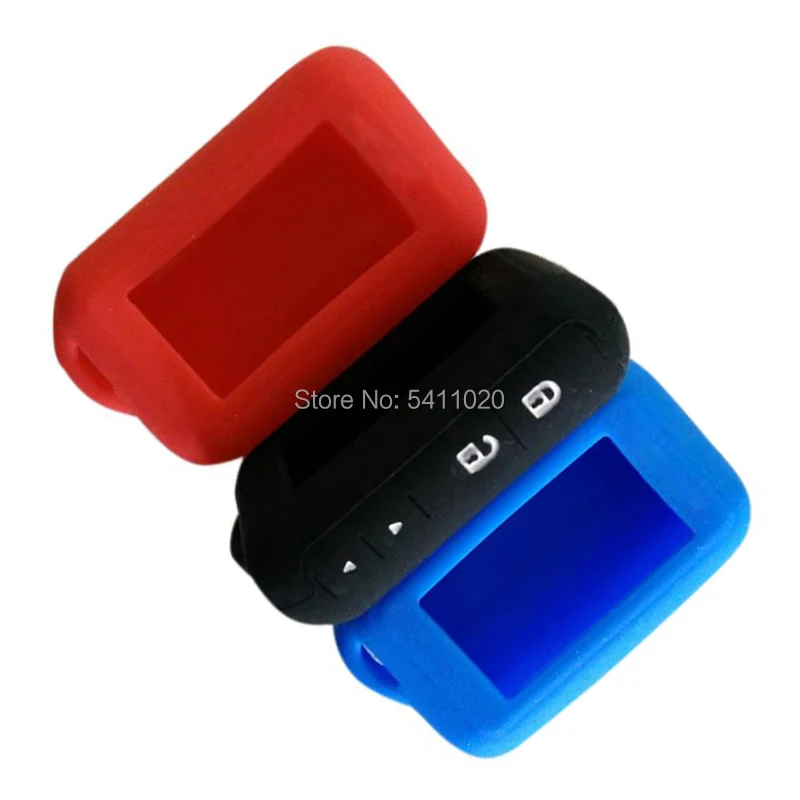 Funda de silicona para llave de coche Starline E63, E90, E60, E91, E61, E95, E66, 2 vías, alarma de coche, mando a distancia LCD, transmisor de llavero
