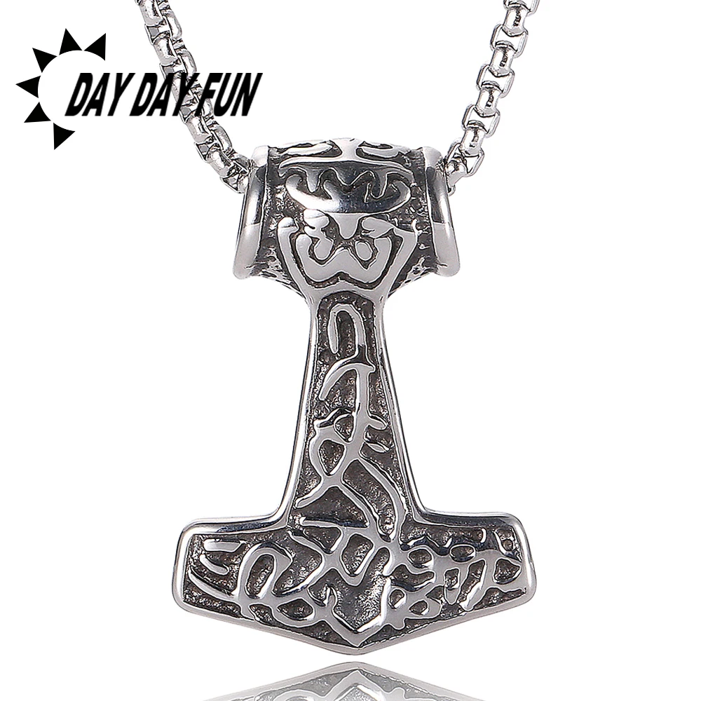 Викинг скандинавский норвежский колье с кулоном в стиле викингов Тор молот