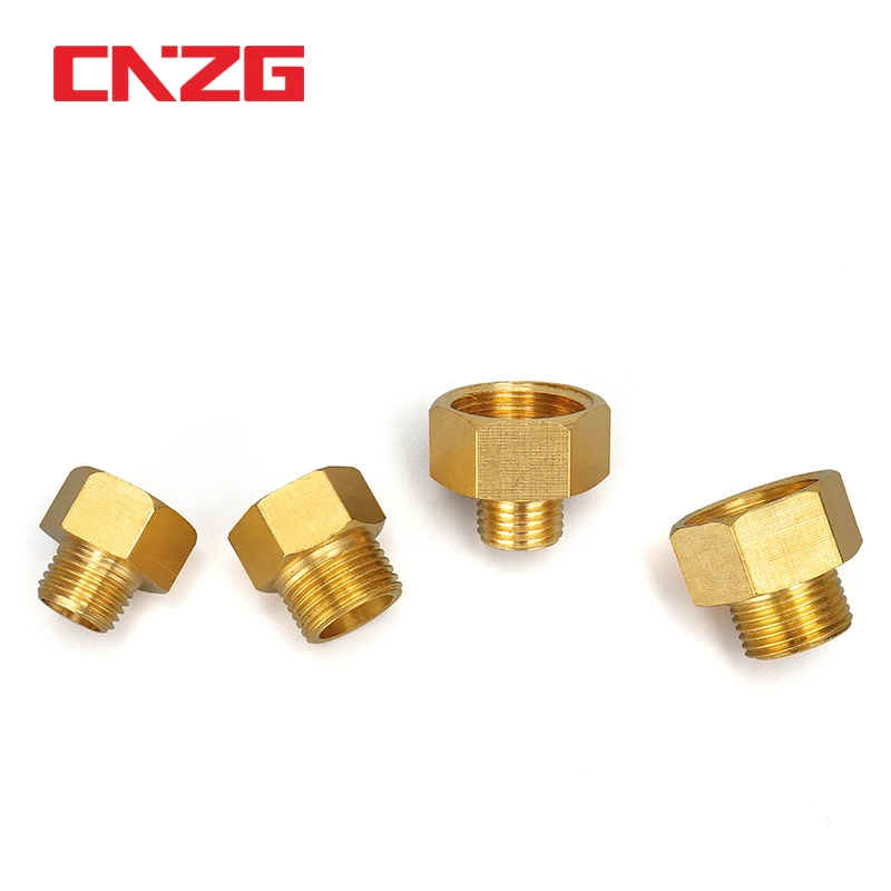 Pipe Fitting 1/8" 1/4" 3/8" 1/2" Male to Female Thread Brass Pipe Connectors Coupler Adapter