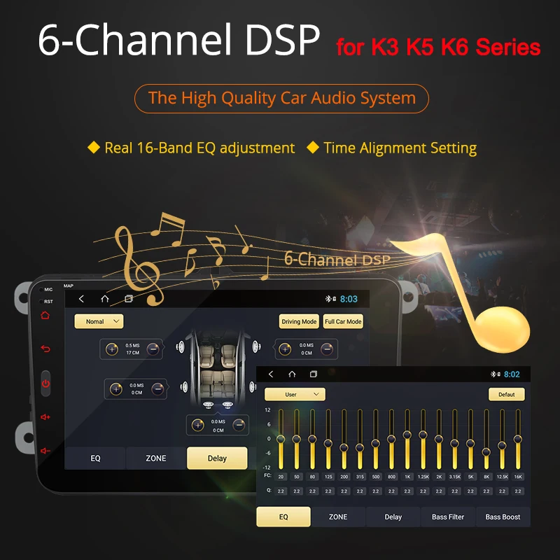 Cheap Ownice K3 K5 K6 Android 9.0 2din Car DVD Player for VW Polo Golf Passat Tiguan Skoda Yeti Superb Rapid Octavia Volkswagen Toledo 3