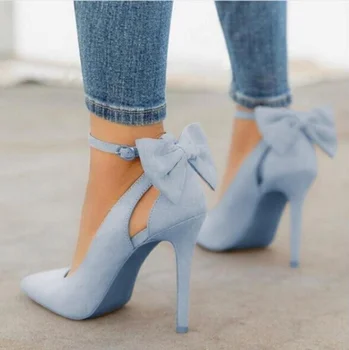 

YEELOCAPU Leather Pointed Toe Ankle a001 Wrap Buckle Designer Party Shoes Colorful High Heel Stilettos Ladies Shoe KZ8549