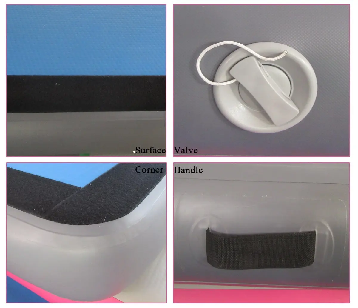 4x2m 5x2m 6x2m Inflatable Air Tumbling Mat Gymnastics Tumble Track 8inches Thickness Air Mats for Home Use/Training/Cheerleading