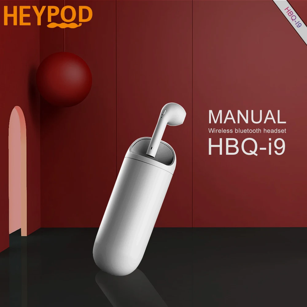 HEYPOD TWS мини беспроводные bluetooth-наушники HBQ i9 для телефона huawei Xiaomi музыкальная