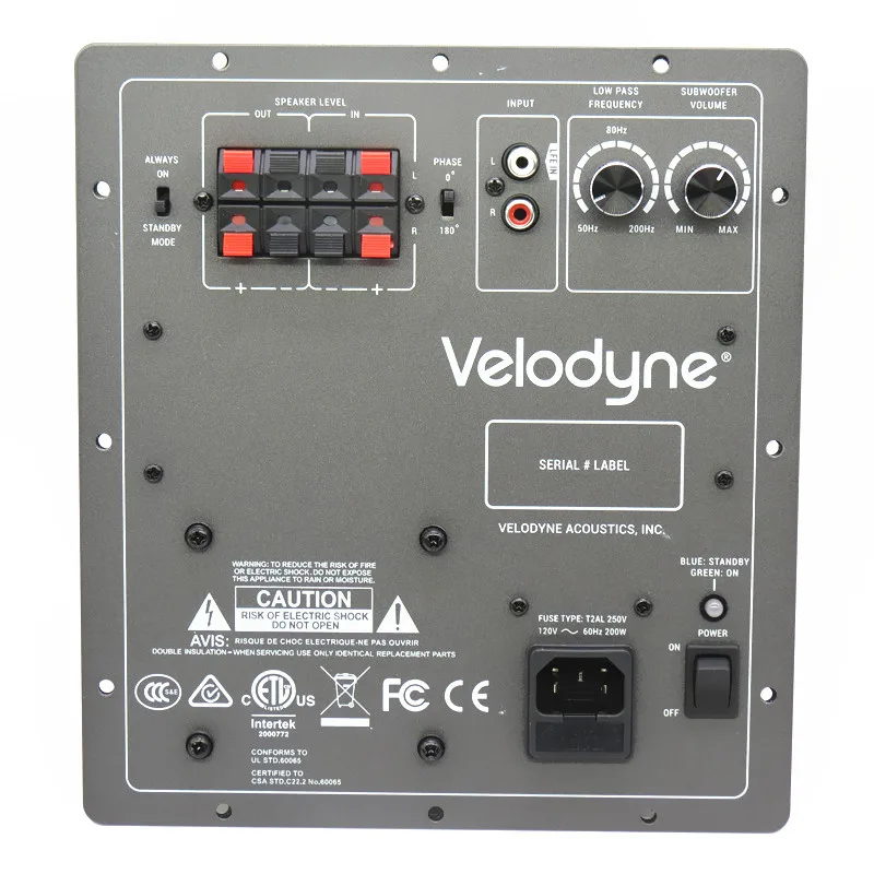 Amplificador de Potência Alto-falante de Placa de Subwoofer de Alta Potência Classe Puro Subwoofer Fidelidade Profissional 12 Polegada ab 250w - Image 2