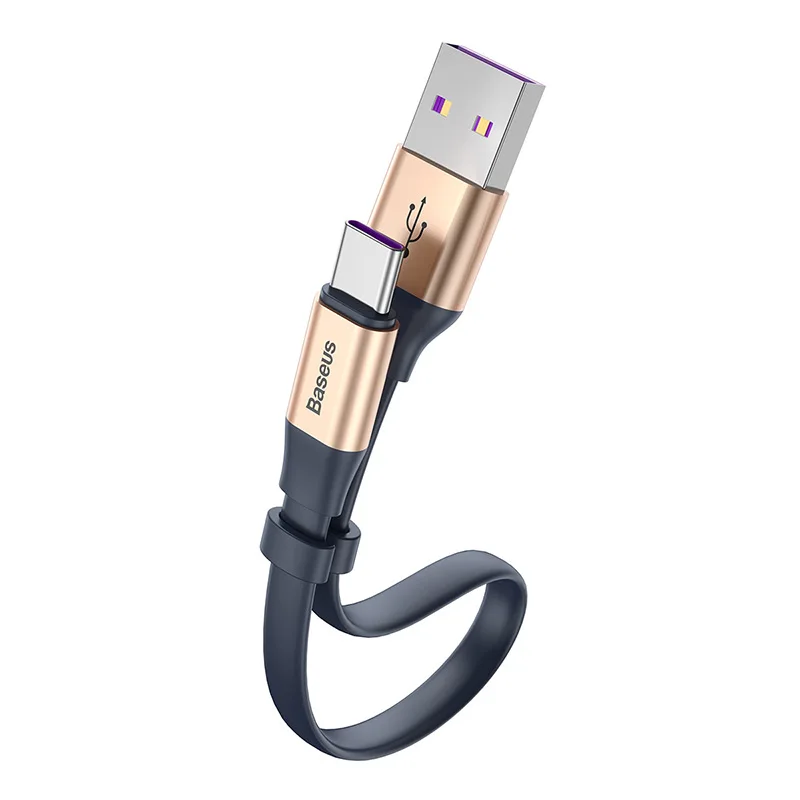 Короткий USB type c кабель 5A 3A кабель для быстрой зарядки и передачи данных для samsung s8 s9 huawei P20 mate20 xiaomi зарядное устройство кабель usbc Android(20 см - Цвет: Gold blue 5A