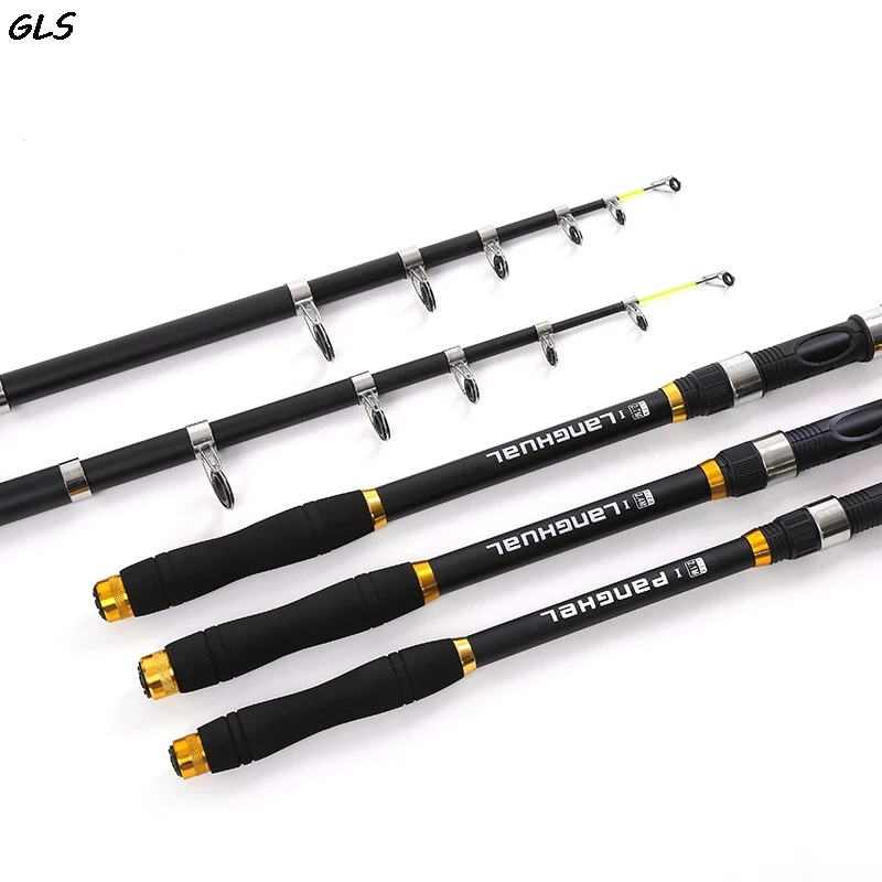 Quality Fishing Rod 2.1m - 3.6m FRP Telescopic Fishing Rod High Performance Sea Fishing Spinning Fishing Pole Quality Fishing Rod 2.1m - 3.6m FRP Telescopic Fishing Rod High Performance Sea Fishing Spinning Fishing Pole