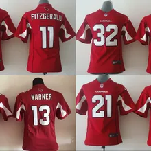 Все сшитые Молодежные Аризона s Дети,#13 Курт Warner11 Ларри фитцджералд 21 Патрик Питерсон 32 Tyrann Mathieu Джерси
