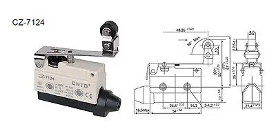 

5Pcs MICRO SWITCH LIMIT SWITCHES CNTD TZ-7124 CZ-7124