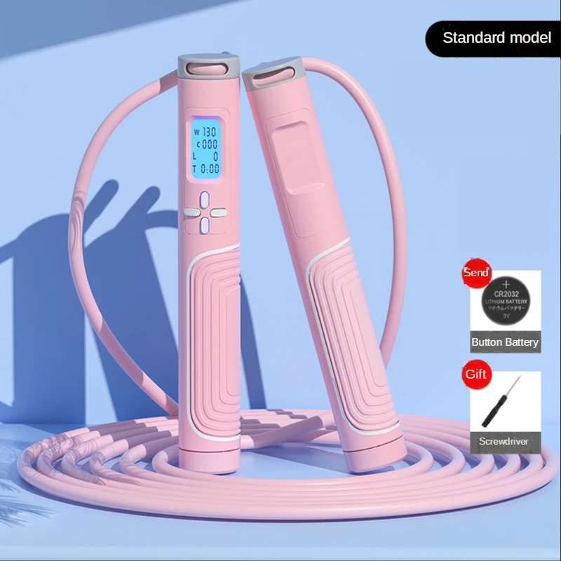 Jump Rope Tangle-Free Rapid Speed Jumping Rope Cable with Digital Counter Steel Skipping Gym Fitness Home ExerciseSlim Body