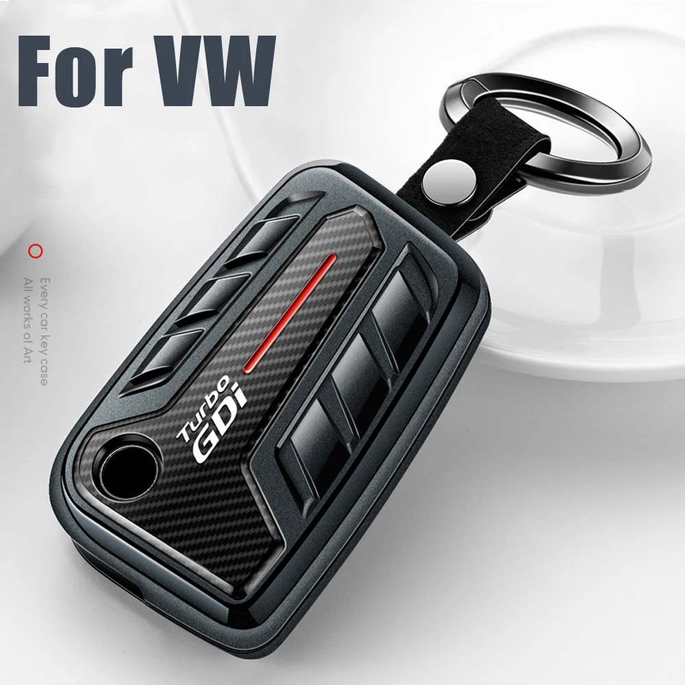 

Wear-resistant New ABS Car Key Case Cover For Volkswagen VW Golf 7 Skoda Octavia Karoq For SEAT Ateca Leon Ibiza 2015-2019