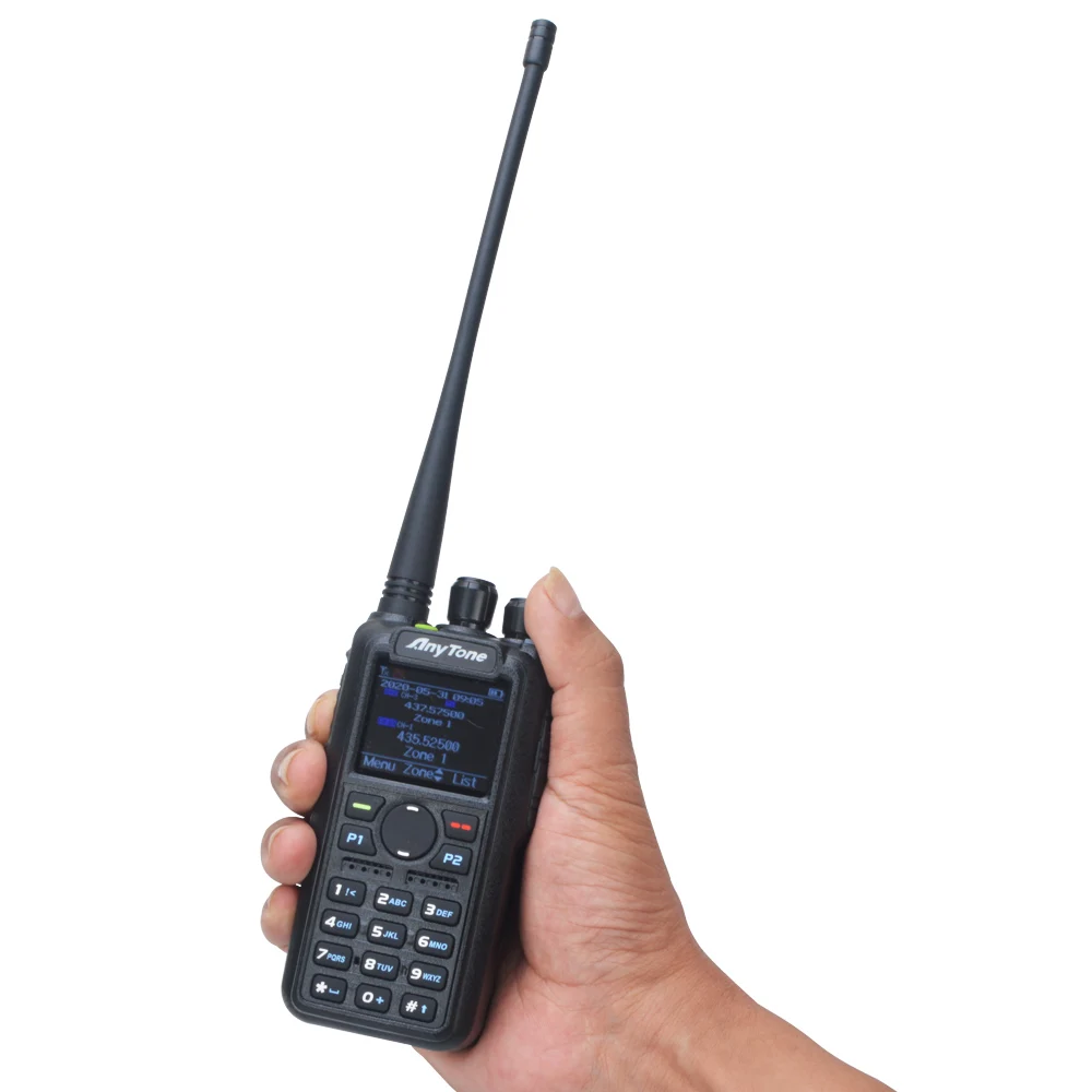 Anytone Ham Radio AT-D878UVII Plus Bluetooth-compatibile PTT GPS APRS Dual  Band VHF/UHF DMR digitale analogico walkie-talkie