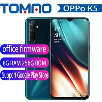 

Original OPPO K5 Support Global ROM Google Play NFC 8GB 256GB OLED Double WiFi 64MP 5cameras VOOC Smartphone Mobile Phone