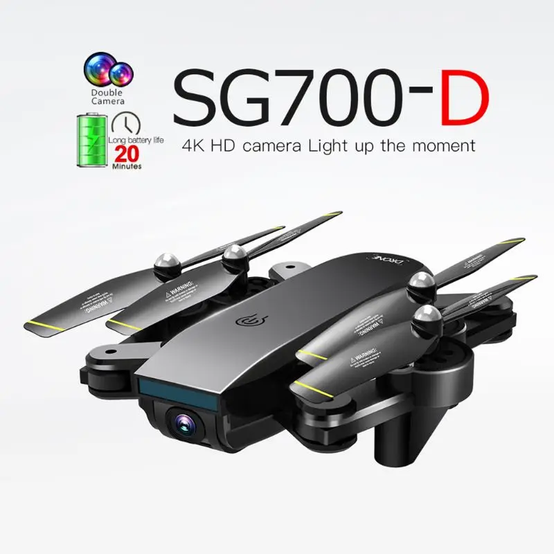 SG700-D 4K HD широкоугольный Дрон с камерой позиционирования складной FPV RC Квадрокоптер A5YA