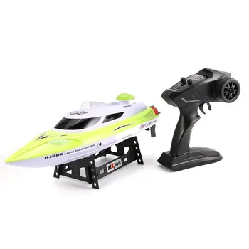 

HONGXUNJIE HJ806 47cm 2.4G RC 30km/h High Speed Racing Boat Water Cooling System Flipped Omni-directional Voltage Prompt