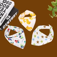 1 шт., 42x30 см, детские нагрудники, хлопковая силиконовая Бандана с прорезывателем для новорожденных, слюнявчик, полотенце для кормления, треугольный шарф, Детская тканевая повязка