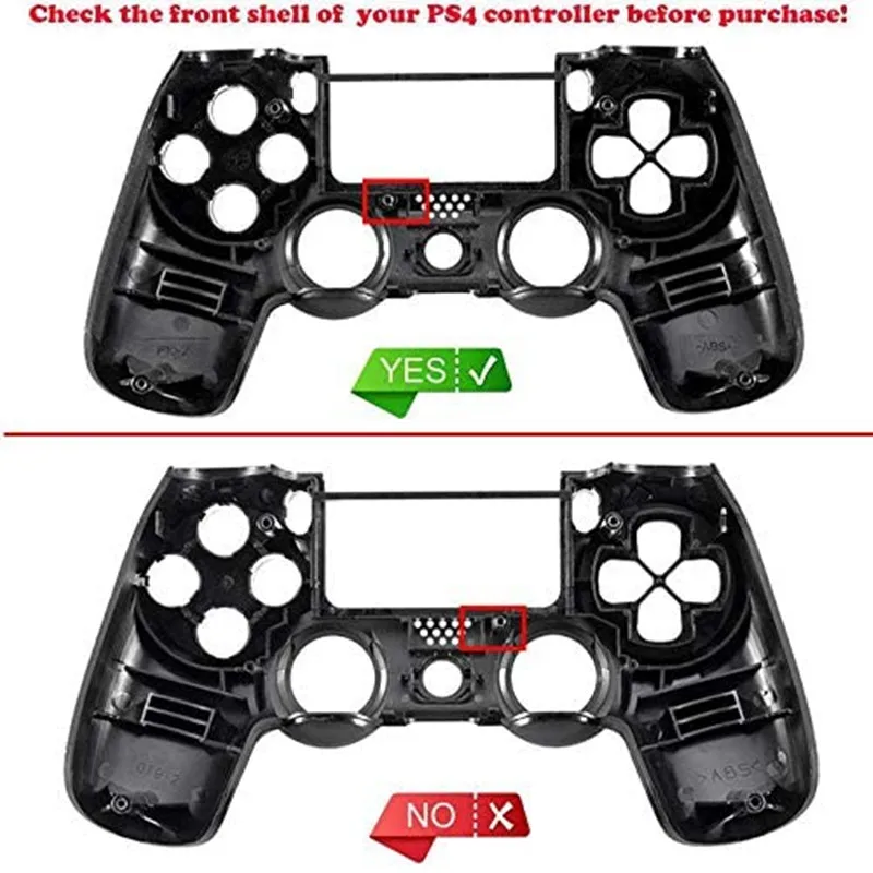 Camouflage Soft Touch Grip Front Behuizing Shell Frontjes Cover Voor PS4 Controller Dualshock 4 Gamepad JDM-001 JDM-011 JDM-020