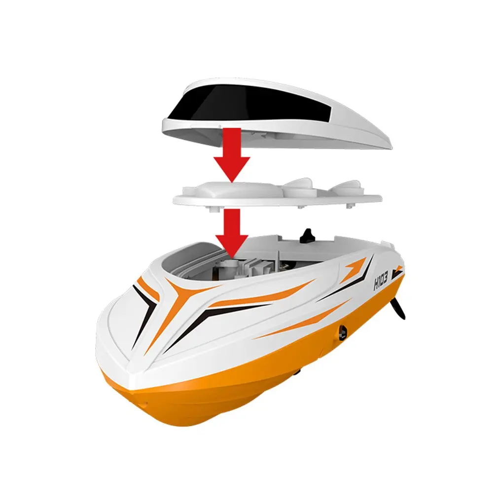 Skytech H105 скоростная лодка 2,4 ГГц 4CH RC пульт дистанционного управления высокоскоростная гоночная лодка с ЖК-дисплеем игрушки подарок для детей