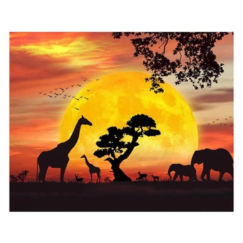 

DIY 5D Diamond Painting Kits, Full Round Drill Crystal Rhinestone Diamond Pictures for Kids Adults, Home Wall Decor