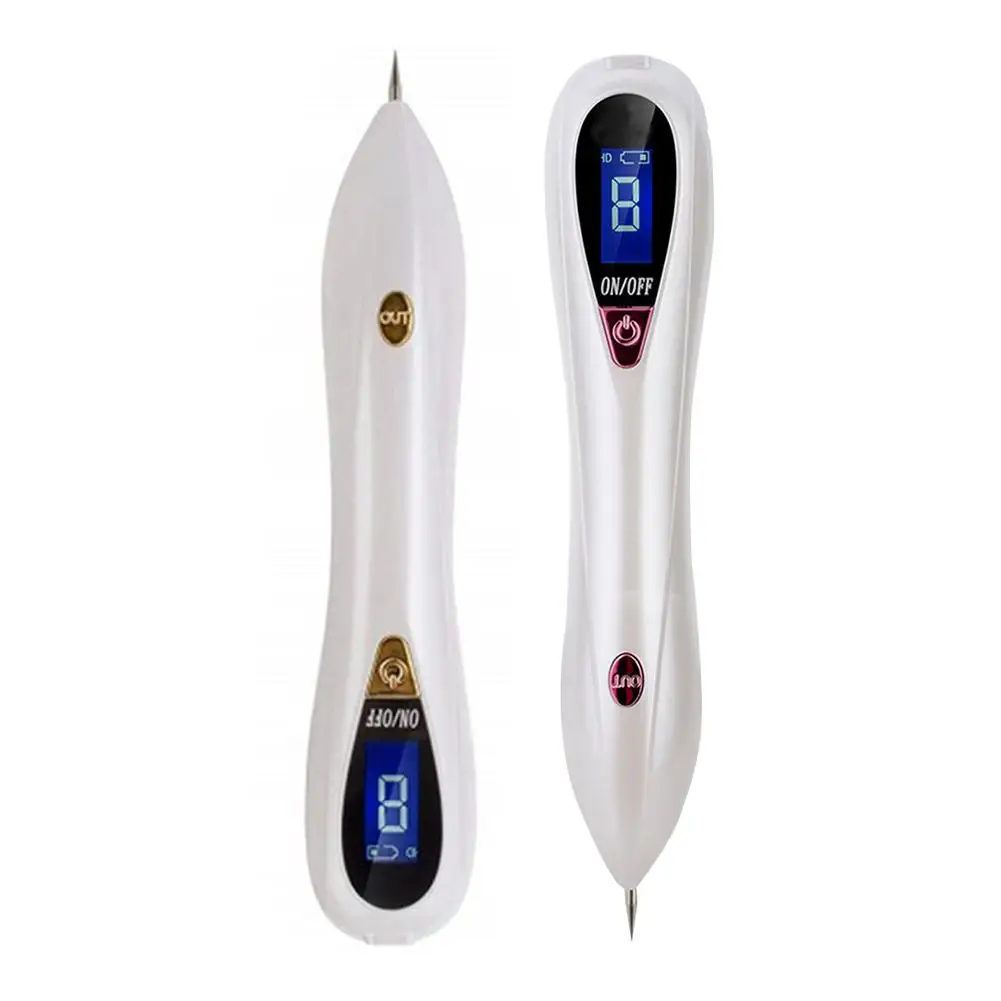 LCD8 3 типа тонких иголок кожи тег прибор для удаления родинок моль ручка пятен лица