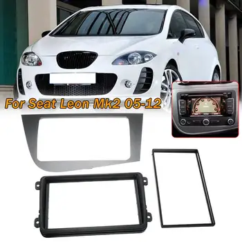 

RHD CT24ST29 Stereo Double Din Fascia Facia Panel Frame Dash CD Trim Installation Kit For Seat Leon 2005-2012 Mk2