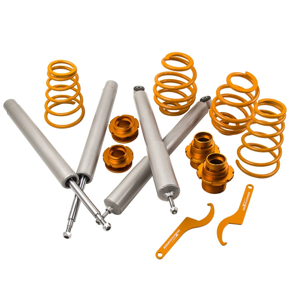 Coilovers bmw e30 3シリーズのスプリング,51mmフロントインサートサスペンション,ショックアブソーバーキットショック