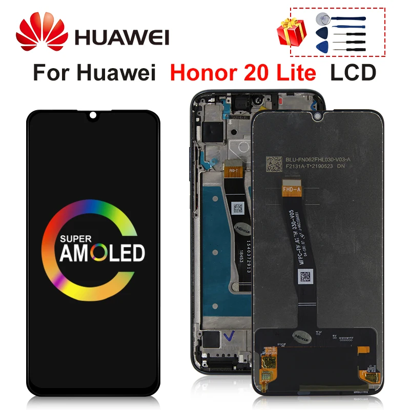 Оригинальный ЖК дисплей для Huawei Honor 20 lite сенсорный экран Lite запасные части|Экраны