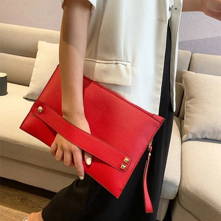 Fashion Luxury Handbag Women Bags PU Leather Designer Ladies Evening Envelope Bag Female Day Clutches 2026 New Lady Clutch Purse