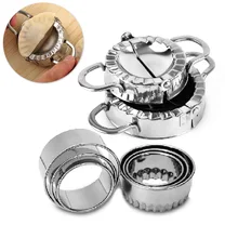 Dumpling Mold Household Dumpling Wrapper Cutter Making Machine Cooking Pastry Tool Kitchen Accessory Labor Saving Jiaozi Tool