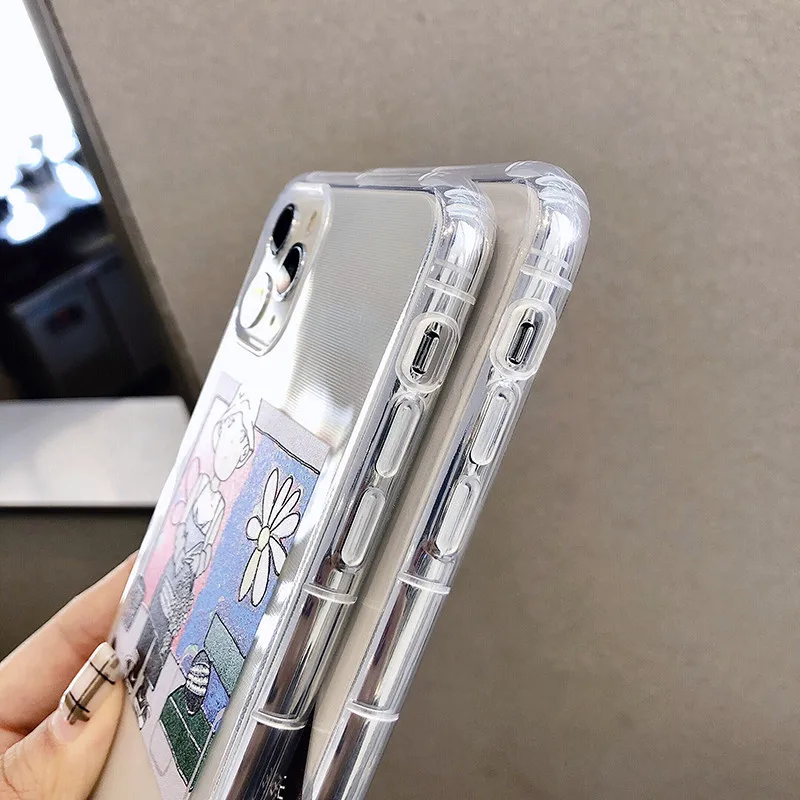 Модный чехол для телефона G dragon peaceminusone x Fragment Daisy для iphone 6 s 7 8 plus 11 pro X Xs Max Xr прозрачный мягкий чехол Fundas