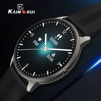 

2020 Smart Watch For Men 1.28" Full Circle Screen IP68 Custom Dial Fitness Watches Heart Rate Monitor Weather Display Smartwatch
