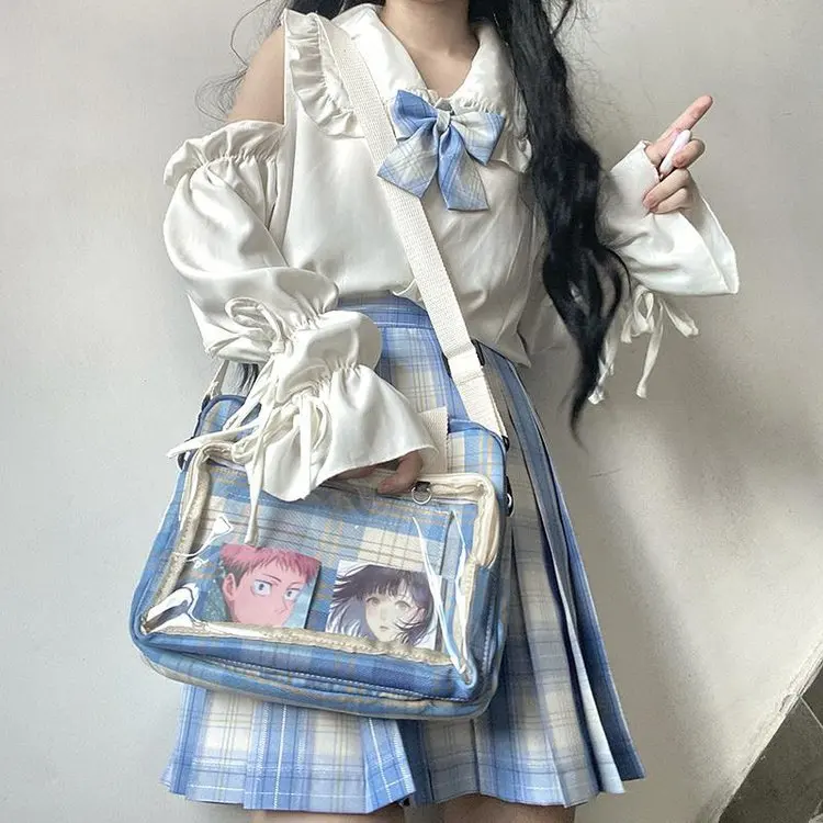 Japanese High School JK Uniform Student Women Shoulder Bag Lolita Handbag Itabag 