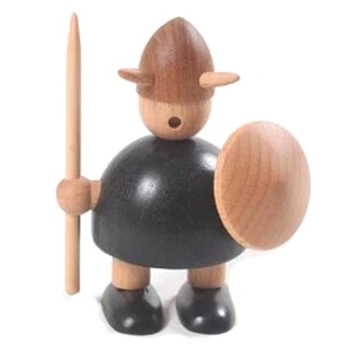 

Nordic Wood Carving Vikings Vikings Household Decorations Solid Wood Decorations Interior Ornaments Creative Gifts Small C