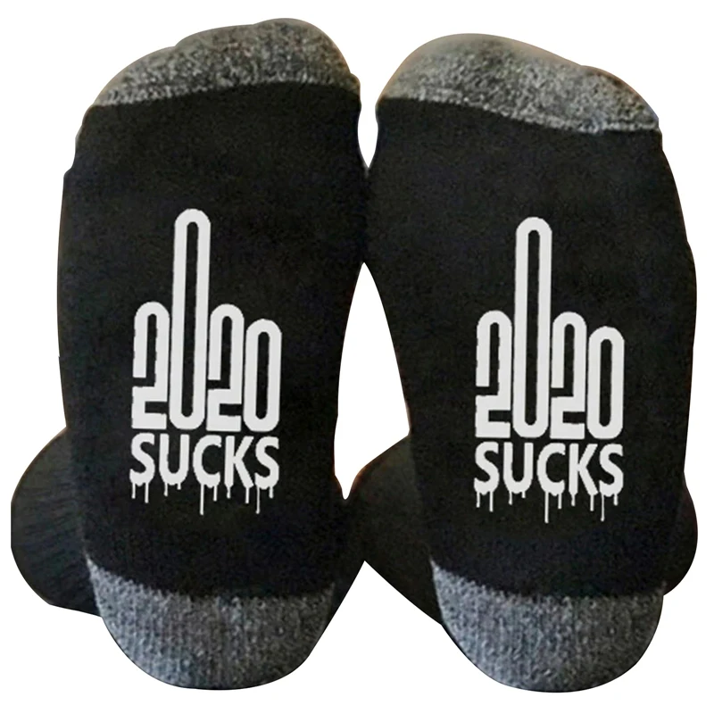 

Nevolty Long Tube Socks Funny Letters Men Women Sport Sock Breathable Home Bed Cotton Socks Deodorant