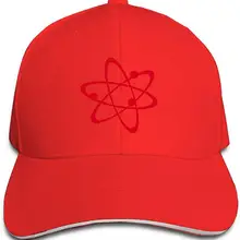 Унисекс красная атомная Мода Бейсболка с козырьком Кепка для путешествий/спорта