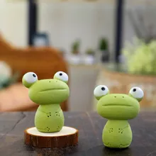 1 шт. керамический Лягушка принц лягушка пруд животное маленький орнамент декоративный ремесла пастбище мини Статуэтка Minerva сельскохозяйственное поле Декор