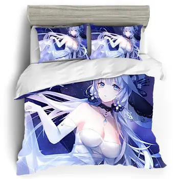 

Cool Anime Bedding Set High Quality Home Textiles Bed Duvets And Linen Sets Bed Linen Cotton King Size Duvet Cover Bedding Sets