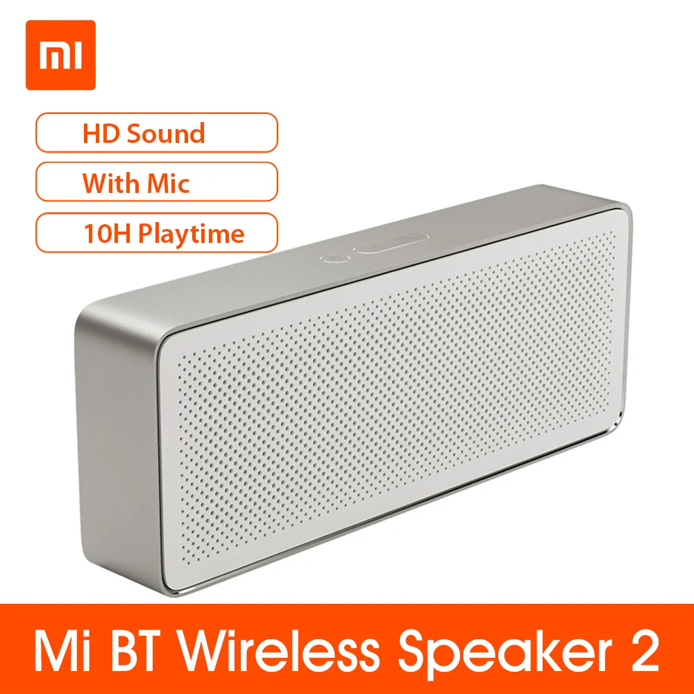 Bluetooth Speaker Square-Box Soundbox Sound-Quality Xiaomi Portable Play Music 2-Stereo