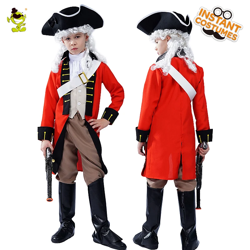 Рождественская Одежда для мальчиков Наполеон маскарадный костюм на Хеллоуин