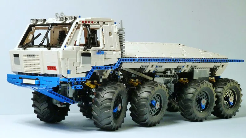 MOC-27092 PF Technic Tatra Tow T813 8x8 PROFA инженерный автомобиль трактор игрушка грузовик модель автомобиля строительные блоки детские игрушки «сделай сам»