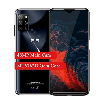 

Elephone E10 Octa Core Mobile phone 6.5“ Whtaerdrop Screen HD 4GB+64GB 4000mAh 48MP Camera Android 10 nfc Smartphone
