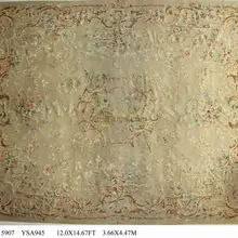 french aubusson rugs s And s Pure Handmade In 366cmx539cm 12'x 17.67' Beige Big Side gc88aubYSA945